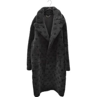 ルイヴィトン(LOUIS VUITTON)のLOUIS VUITTON ルイヴィトン Monogram Faux Coat HHL70ERDA モノグラムシャーリングコート グレー(フライトジャケット)