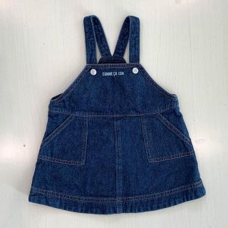 コムサイズム(COMME CA ISM)の【美品】デニムワンピ　コムサイズム　80cm(ワンピース)