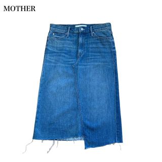 MOTHER DENIM ストレッチ入り マキシ丈 デニムスカート