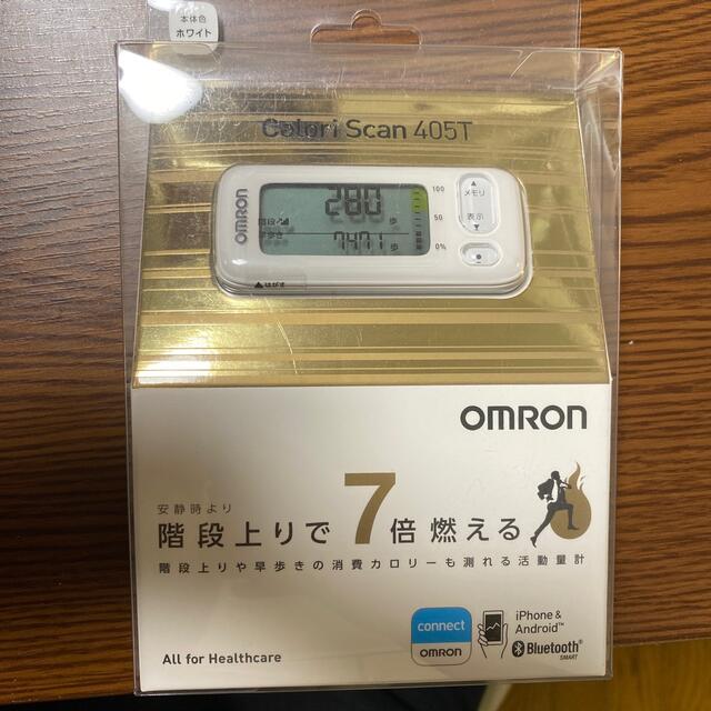 OMRON(オムロン)のOMRON 活動量計　カロリスキャン　HJA-405T-W スポーツ/アウトドアのトレーニング/エクササイズ(ウォーキング)の商品写真