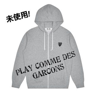 オンライン特販 COMME PLAY des メンズ ワッペン グレー パーカー ...