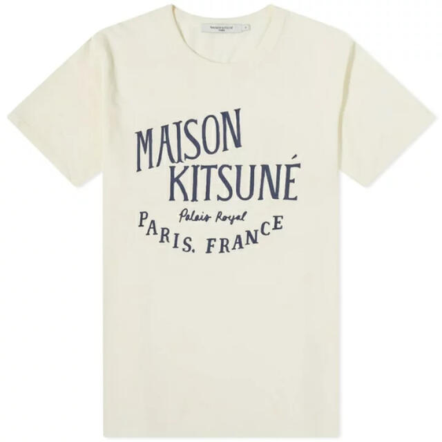 MAISON KITSUNE'(メゾンキツネ)の新品未使用　メゾンキツネ　フロントロゴ　半袖　Tシャツ　XS  レディースのトップス(Tシャツ(半袖/袖なし))の商品写真