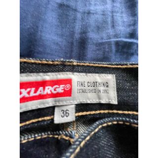 xlarge 36  黒デニム！