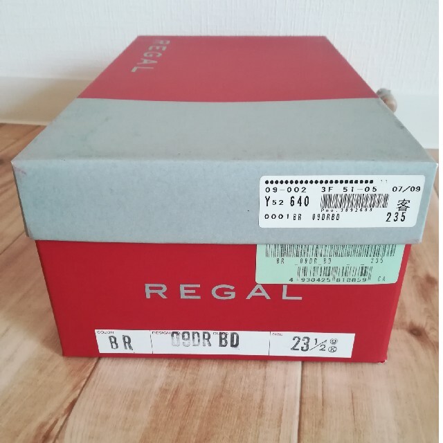 REGAL(リーガル)のREGAL ビジネスシューズ 未使用 23.5cm 09DR ブラウン メンズの靴/シューズ(ドレス/ビジネス)の商品写真