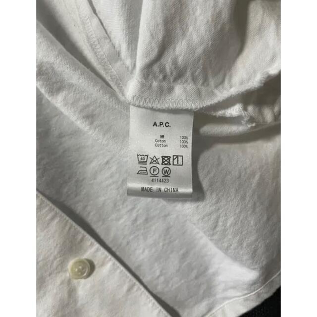 A.P.C(アーペーセー)のA.P.C Jeuneシャツ　apc オープンカラー　オックスフォードシャツ メンズのトップス(シャツ)の商品写真