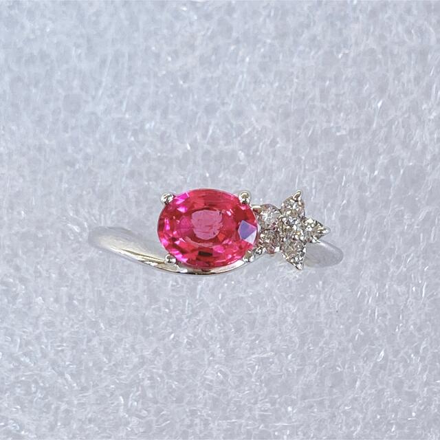 ✨新品✨ K18WG ピンクトルマリン 1.16ct ダイヤモンド 0.15ct レディースのアクセサリー(リング(指輪))の商品写真