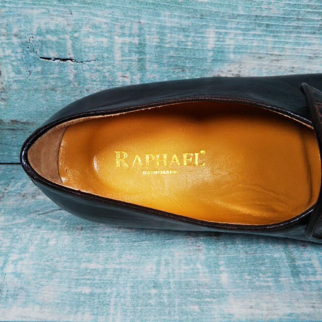 新品   Raphael    ハンドソーン 9  型押し  フルレザー メンズの靴/シューズ(ドレス/ビジネス)の商品写真