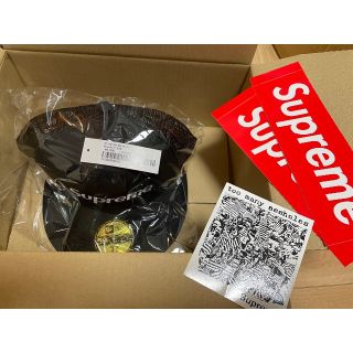 シュプリーム(Supreme)のBox Logo Mesh Back New Era 7 3/8 58.7cm(キャップ)