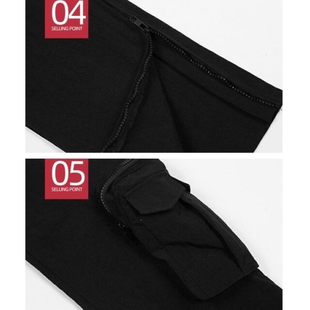 Rick Owens(リックオウエンス)の新作　多機能付きポケット　パンツ　カーゴパンツ　ストリート　スニーカー　好きに メンズのパンツ(ワークパンツ/カーゴパンツ)の商品写真