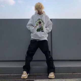 リックオウエンス(Rick Owens)の新作　多機能付きポケット　パンツ　カーゴパンツ　ストリート　スニーカー　好きに(ワークパンツ/カーゴパンツ)