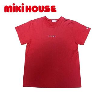mikihouse ミキハウス　Tシャツ 赤　レッド　定番　ロゴ　L メンズ(Tシャツ/カットソー(半袖/袖なし))