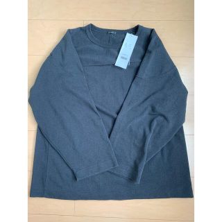 コモリ(COMOLI)のフットボールT black 22ss サイズ1(Tシャツ/カットソー(七分/長袖))