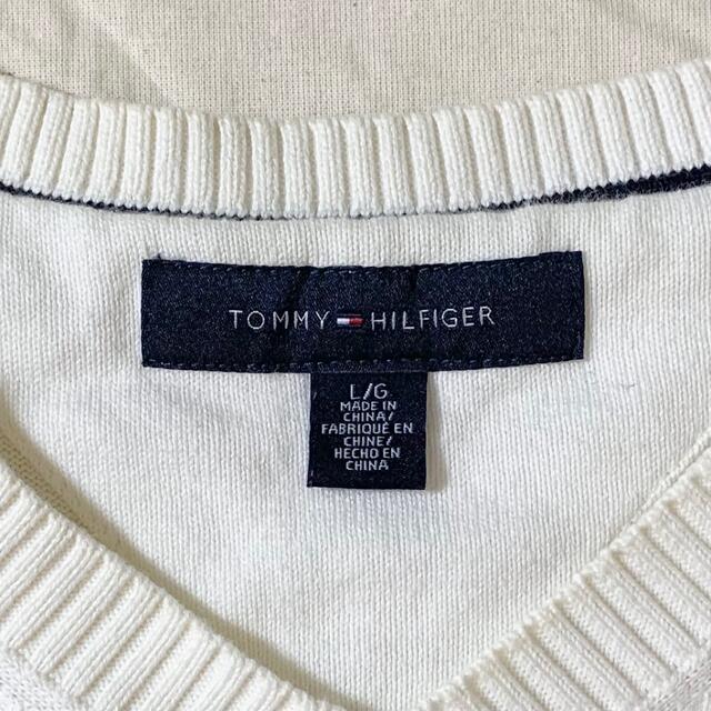 TOMMY HILFIGER(トミーヒルフィガー)のTommyHilfiger(USA)アーガイルコットンVネックセーター メンズのトップス(ニット/セーター)の商品写真