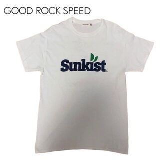 グッドロックスピード(GOOD ROCK SPEED)のレア　GOOD ROCK SPEED Tシャツ 半袖　サンキスト　白　ホワイト(Tシャツ/カットソー(半袖/袖なし))