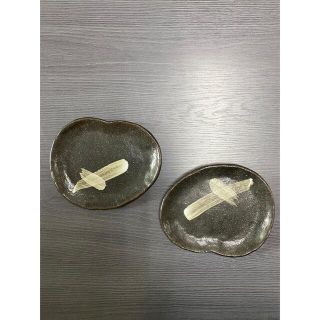 美濃焼コーヒーカップ【さざ波黒】✨ソーサーのみ✨(食器)