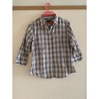 バーバリー(BURBERRY)の★値下げ★ BURBERRY バーバリー  シャツ　ブラウス　L 茶色　定番色(シャツ/ブラウス(長袖/七分))