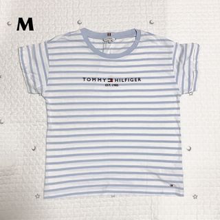 トミーヒルフィガー(TOMMY HILFIGER)のトミーヒルフィガー　半袖Ｔシャツ　ボーダー　レディース　大人用　M(Tシャツ(半袖/袖なし))