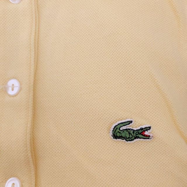 LACOSTE(ラコステ)のLACOSTE ラコステ　ポロ　ワンピース　黄色　イエロー　ワニ　刺繍　40. レディースのワンピース(ひざ丈ワンピース)の商品写真