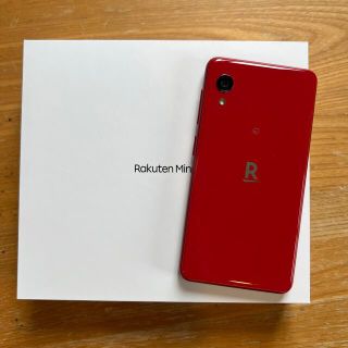 ラクテン(Rakuten)のRakuten mini クリムゾンレッド(スマートフォン本体)