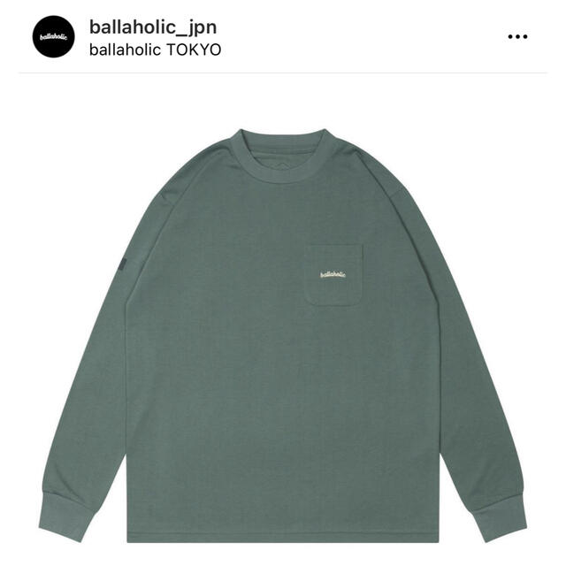 ballaholic(ボーラホリック)の【ballaholic×asics】ロンT Pocket Long Tee XL メンズのトップス(Tシャツ/カットソー(七分/長袖))の商品写真