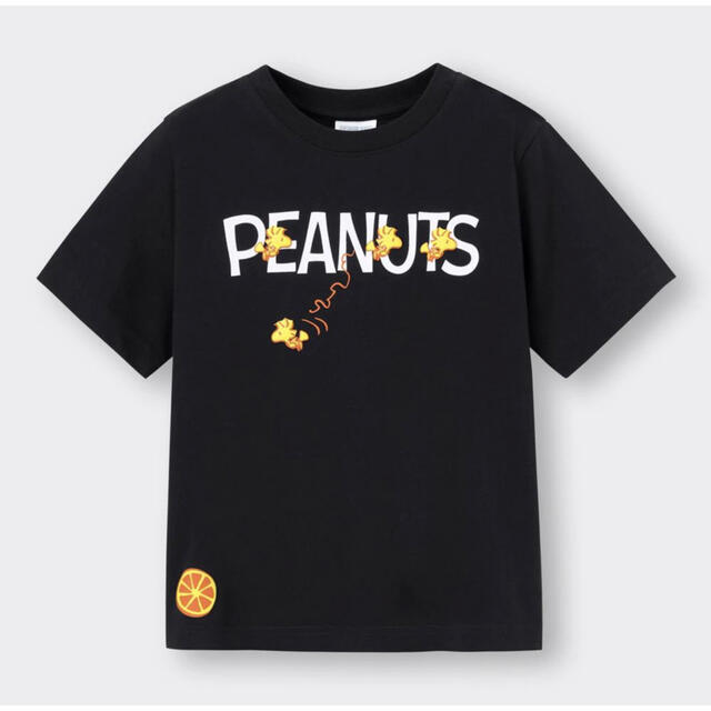 GU(ジーユー)のGU KIDS(男女兼用)グラフィックT(半袖) Peanuts 4 120cm キッズ/ベビー/マタニティのキッズ服男の子用(90cm~)(Tシャツ/カットソー)の商品写真