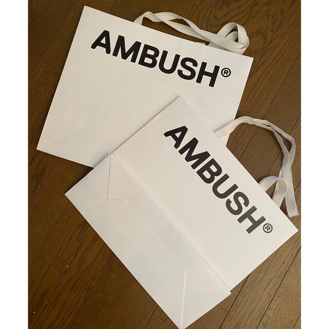 AMBUSH(アンブッシュ)の送料込 非売品 アンブッシュAMBUSHショップバッグショッパー大2枚セット袋 レディースのバッグ(ショップ袋)の商品写真