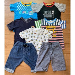 ユニクロ(UNIQLO)の子供　半袖T&ショートパンツ　130センチ　7点おまとめ！UNIQLO(Tシャツ/カットソー)