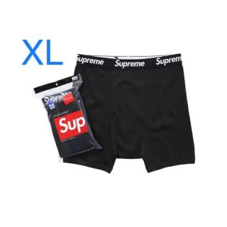 シュプリーム(Supreme)のsupreme ボクサー　黒 XL ３点セット　おまけ付き(ボクサーパンツ)