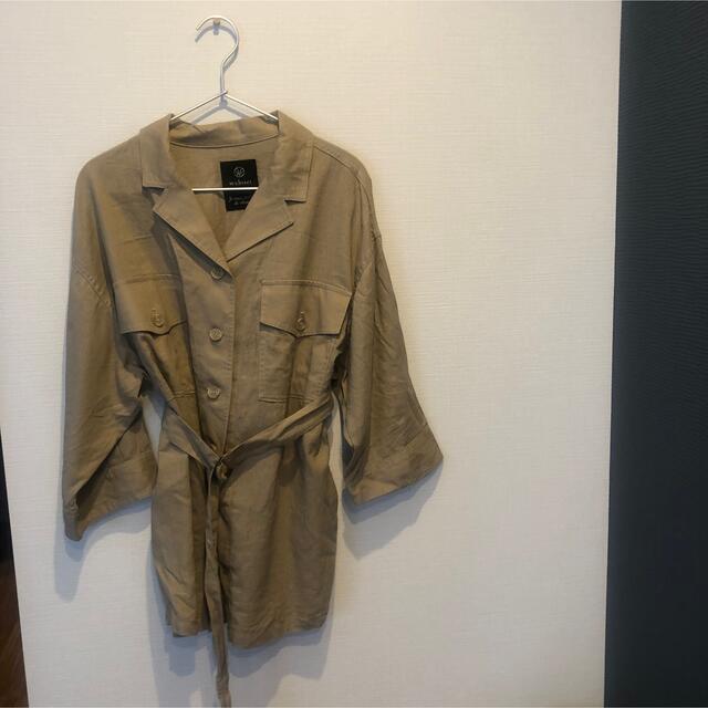 w closet(ダブルクローゼット)のダブルクローゼット　シャツ　ジャケット　ベルト付き レディースのトップス(シャツ/ブラウス(半袖/袖なし))の商品写真