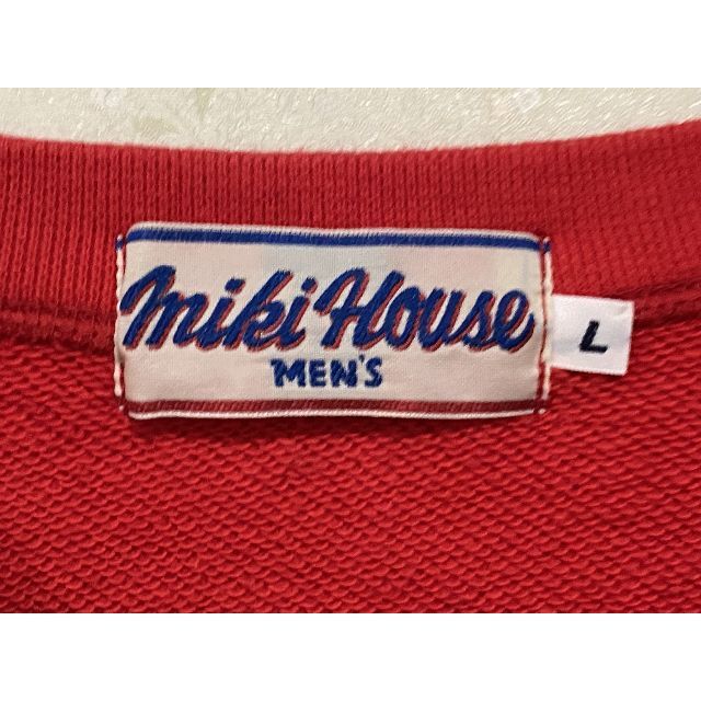 mikihouse - *ミキハウス MEN'S ロゴ アップリケ スウェット mikihouse - *ミキハウス MEN'S ロゴ アップリケ スウェット