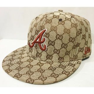 ニューエラ(NEW ERA)のNEW ERA ニューエラ グッチ柄 59FIFTY CAP 7-1/2(キャップ)