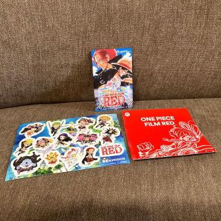 ワンピース(ONE PIECE)の【新品 未使用】ONE PIECE FILM RED  ムビチケ ステッカー (その他)