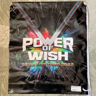 エグザイル(EXILE)のPOWER OF WISH ビニールバッグ　新品未使用(ミュージシャン)