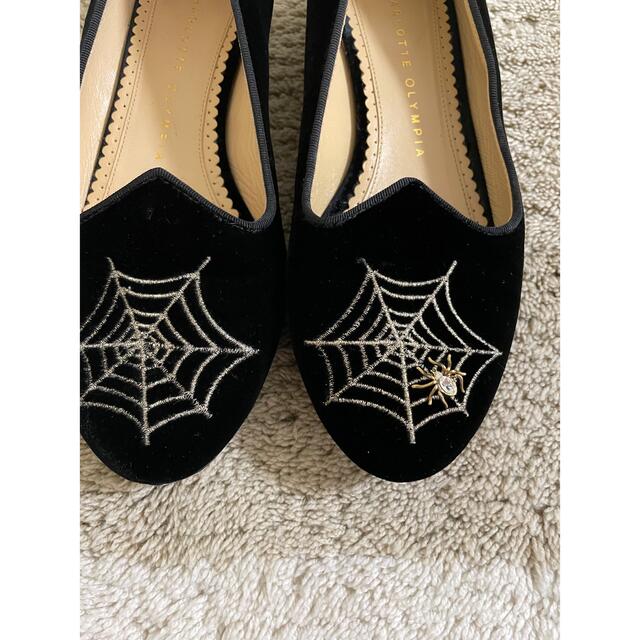 Charlotte Olympia(シャルロットオリンピア)のCharlotte Olympia ★ フラット パンプス スパイダー レディースの靴/シューズ(ハイヒール/パンプス)の商品写真