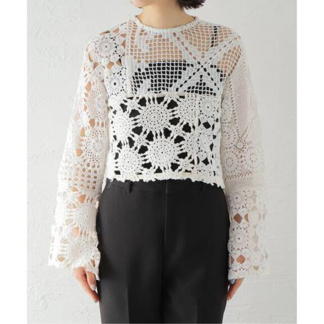 CITYSHOP(シティショップ)のマリオン ヴィンテージCROCHET LACE TOP レディースのトップス(シャツ/ブラウス(長袖/七分))の商品写真