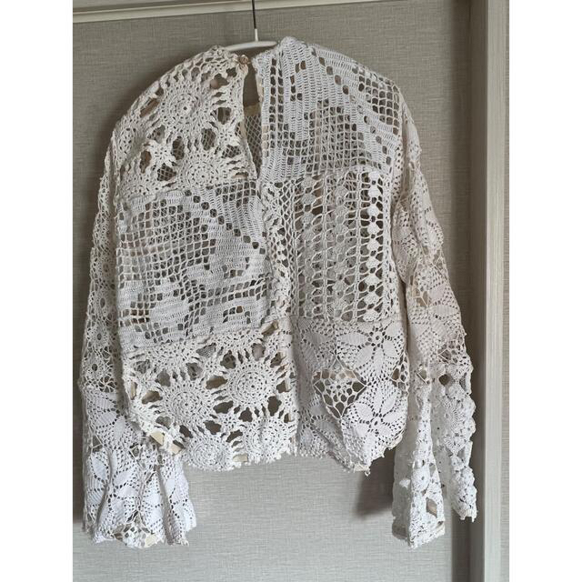 CITYSHOP(シティショップ)のマリオン ヴィンテージCROCHET LACE TOP レディースのトップス(シャツ/ブラウス(長袖/七分))の商品写真