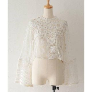 シティショップ(CITYSHOP)のマリオン ヴィンテージCROCHET LACE TOP(シャツ/ブラウス(長袖/七分))