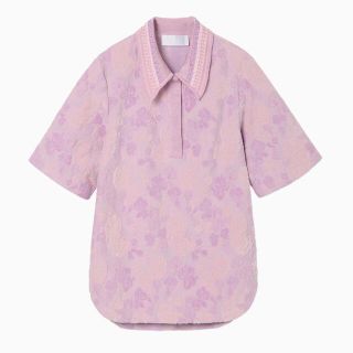 マメ(mame)のmame Flowered Jacquard Polo Shirt 1 タグあり(シャツ/ブラウス(半袖/袖なし))