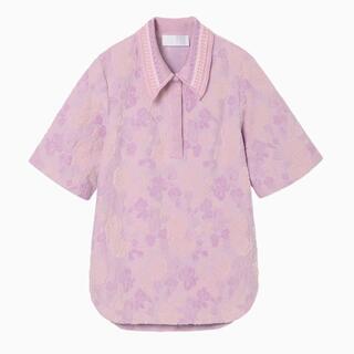 マメ(mame)のmame Flowered Jacquard Polo Shirt 1 タグあり(シャツ/ブラウス(半袖/袖なし))