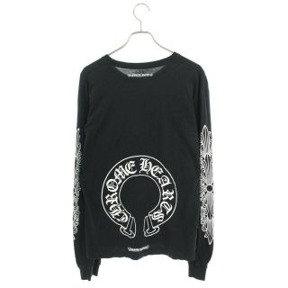 クロムハーツ(Chrome Hearts)のクロムハーツ CH L/S /1 ホースシューバックプリントポケット長袖カットソー メンズ L(Tシャツ/カットソー(七分/長袖))