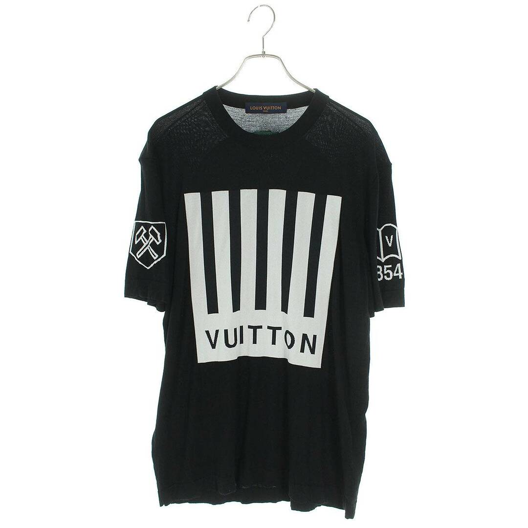 LOUIS VUITTON - ルイヴィトン  RM192M NOY HHN02W フロントデザインニットTシャツ メンズ XL
