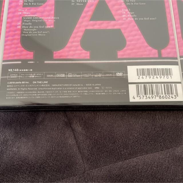 安室奈美恵　Finally 5枚組　アクリルスタンド　ステッカー エンタメ/ホビーのDVD/ブルーレイ(ミュージック)の商品写真