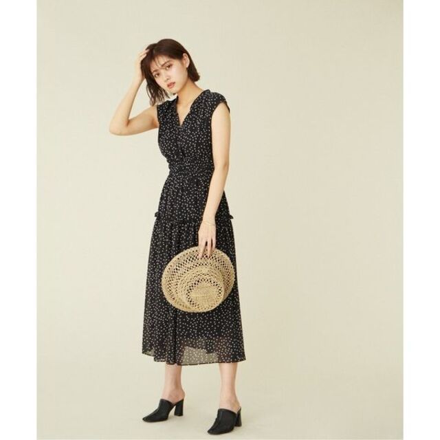 美品　ジルスチュアート　ロングワンピース JILL STUART ジルスチュアート ロングワンピース ドット