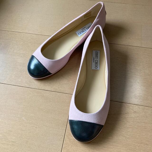 JIMMY CHOO - 新品♡ ジミーチュウ コンビ フラットシューズ 34の通販 ...