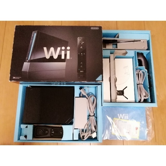 Nintendo Wii 黒 ゲームソフト セット