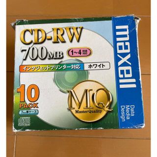 マクセル(maxell)のmaxell CD-RW CDRW80PW.1P10S(その他)