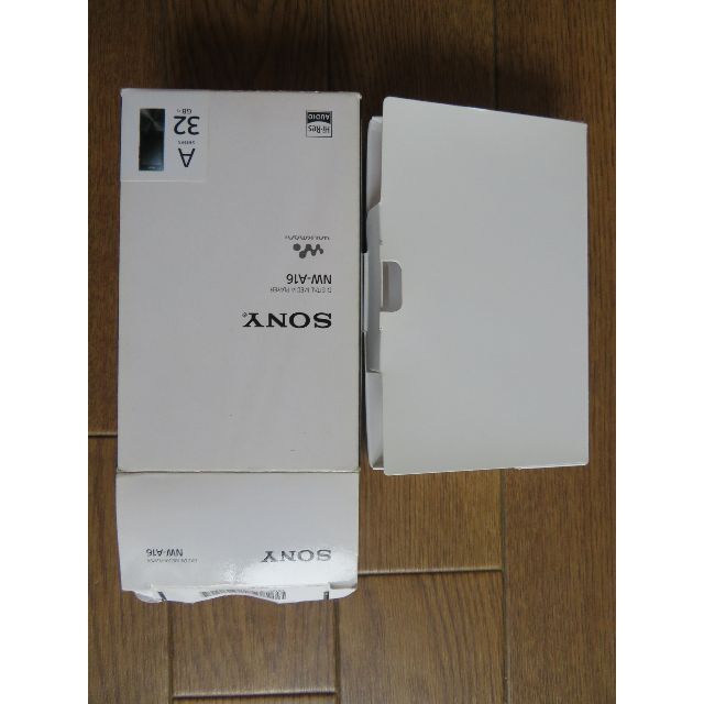 SONY(ソニー)の【空き箱と説明書】SONYウォークマン　NW-A16の箱と説明書 その他のその他(その他)の商品写真