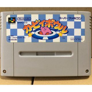 スーパーファミコン(スーパーファミコン)のスーファミ　カービィボウル(家庭用ゲームソフト)