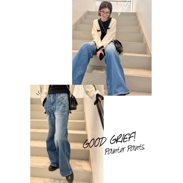 GOOD GRIEF!/グッドグリーフ】Painter Pants 【有名人芸能人】 okela.dz