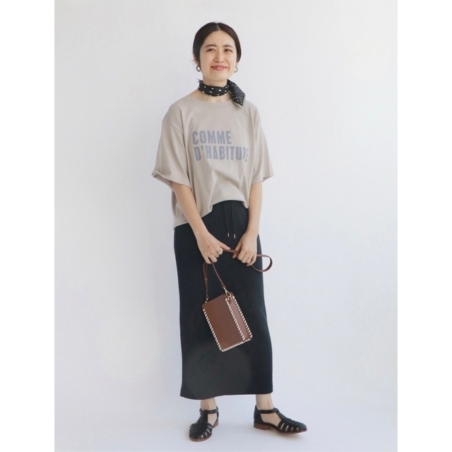 IENA(イエナ)のCOMME DHABITUDE Tシャツ　イエナ レディースのトップス(Tシャツ(半袖/袖なし))の商品写真